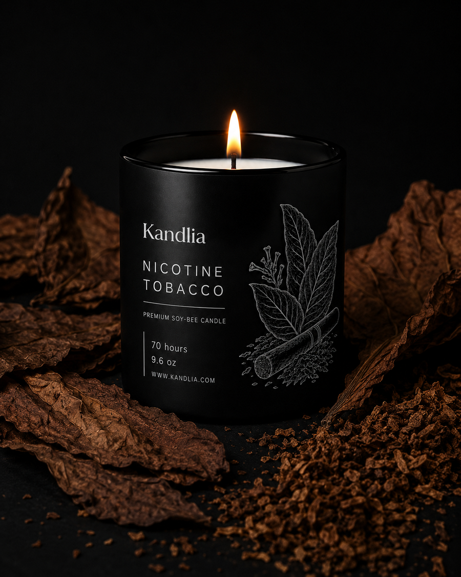 Nicotine Tobacco Scented Candle