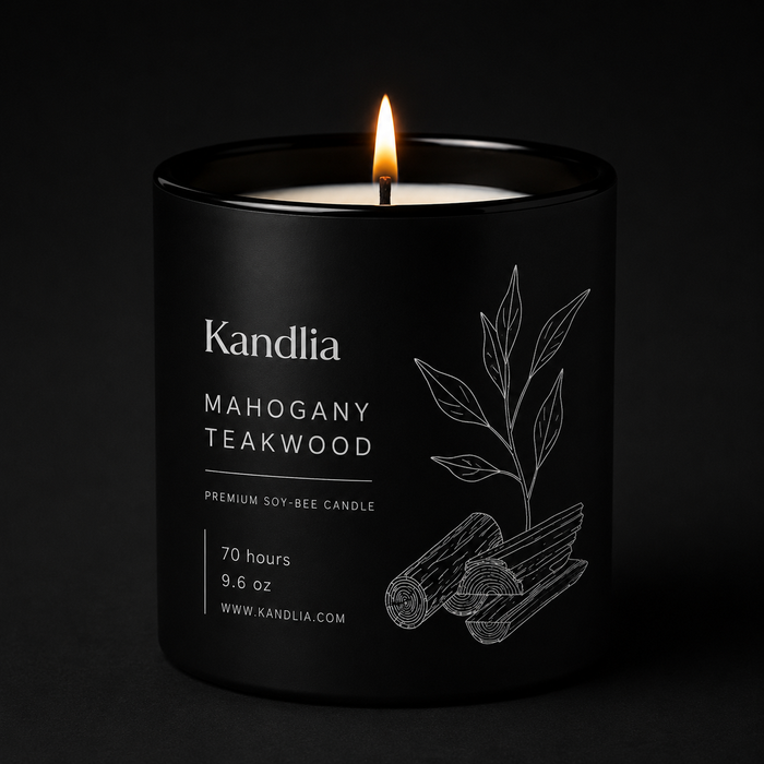 Mahogany Teakwood Scented Candle