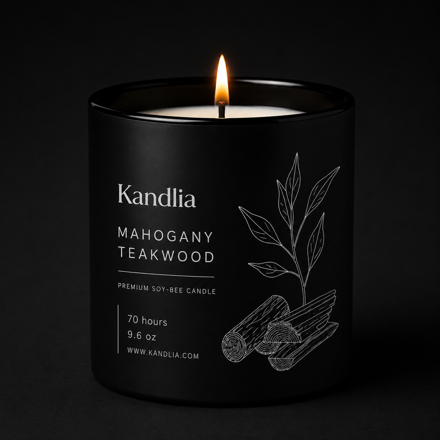 Mahogany Teakwood Scented Candle