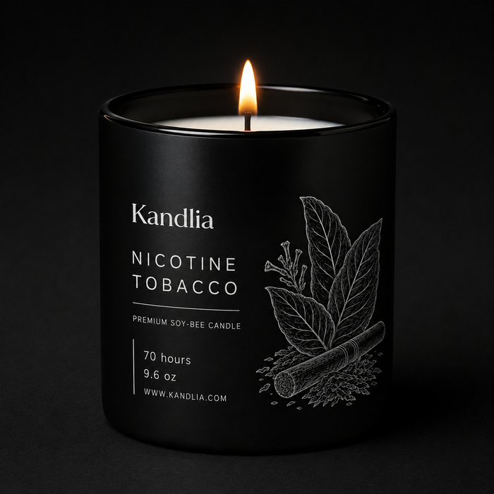 Nicotine Tobacco Scented Candle